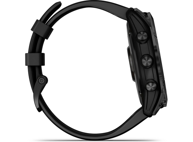 Спортивные часы Garmin fenix 7X Sapphire Solar Carbon Gray DLC Titanium with Titanium Band (includes black silicone band) (010-02541-27) - изображение 11