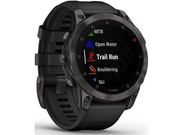 Смарт-часы Garmin Epix Gen 2 47 mm Slate Steel with Graphite Band (010-02582-11) - изображение 2