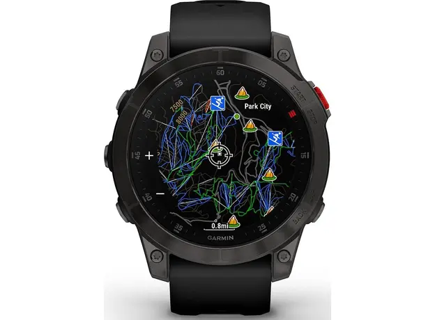 Смарт-часы Garmin Epix Gen 2 47 mm Slate Steel with Graphite Band (010-02582-11) - изображение 3