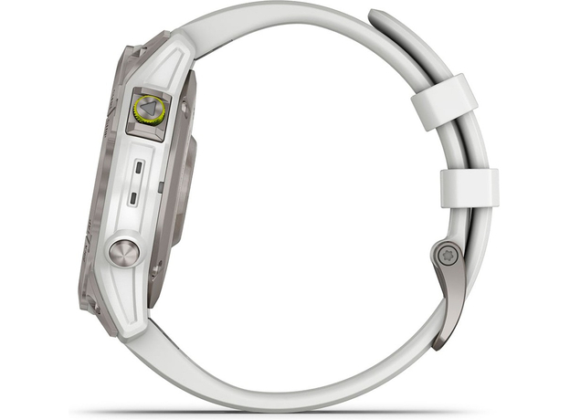 Спортивные часы Garmin Epix 2 Sapphire Carrera White Titanium (010-02582-21) - изображение 4