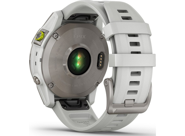 Спортивные часы Garmin Epix 2 Sapphire Carrera White Titanium (010-02582-21) - изображение 5
