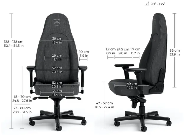Кресло геймерское Noblechairs Icon TX (NBL-ICN-TX-ATC) - изображение 8