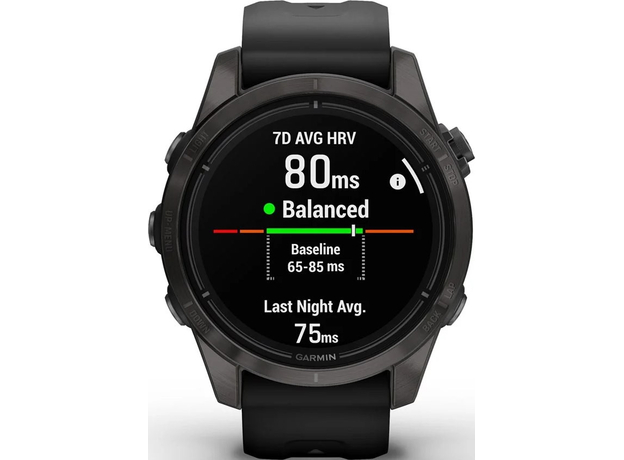 Смарт-часы Garmin Epix Pro (Gen 2) 42mm Sapphire Carbon Grey Dlc Titanium with Black Band (010-02802-15) - изображение 6