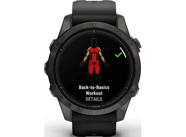 Смарт-часы Garmin Epix Pro (Gen 2) 42mm Sapphire Carbon Grey Dlc Titanium with Black Band (010-02802-15) - изображение 10