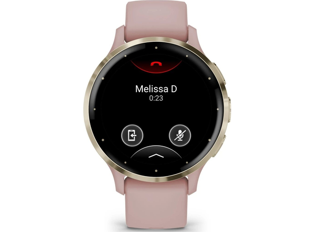 Смарт-часы Garmin Venu 3S Soft Gold Stainless Steel Bezel with Dust Rose Case and Silicone Band (010-02785-03) - изображение 8