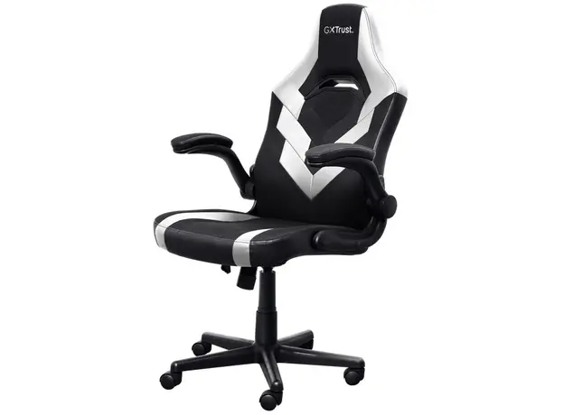 Кресло геймерское Trust GXT 703 Riye Gaming chair Black/White (25130) - изображение 2