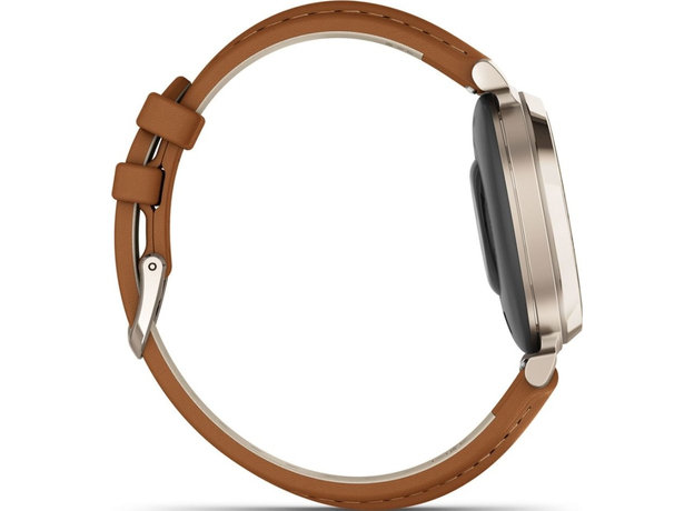 Garmin Lily 2 Classic Cream Gold with Tan Leather Band (010-02839-02) - изображение 6