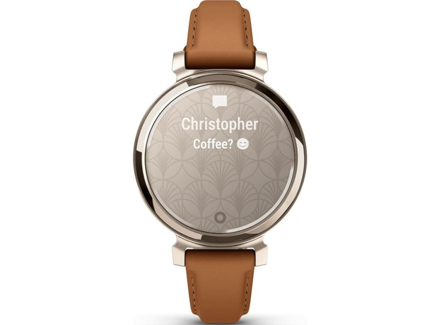 Garmin Lily 2 Classic Cream Gold with Tan Leather Band (010-02839-02) - изображение 7