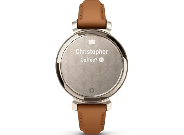 Garmin Lily 2 Classic Cream Gold with Tan Leather Band (010-02839-02) - изображение 7