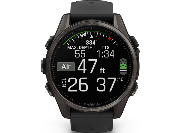 Смарт-часы Garmin fenix 8 43mm AMOLED Sapphire Carbon Grey Titanium (010-02903-21) - изображение 5