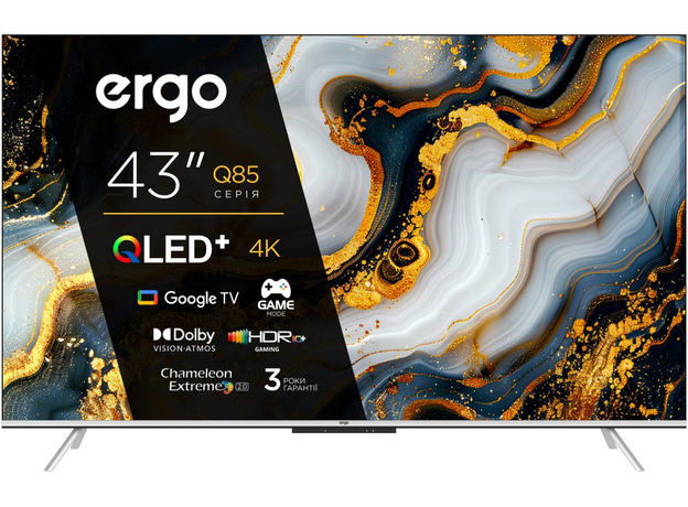 Телевизор Ergo QLED+ 43JUQ85 