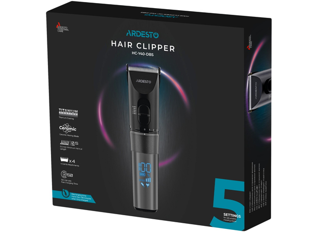 Машинка для стрижки волос ARDESTO HC-Y40-DBS - изображение 12