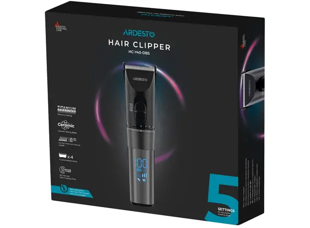 Машинка для стрижки волос ARDESTO HC-Y40-DBS - изображение 12