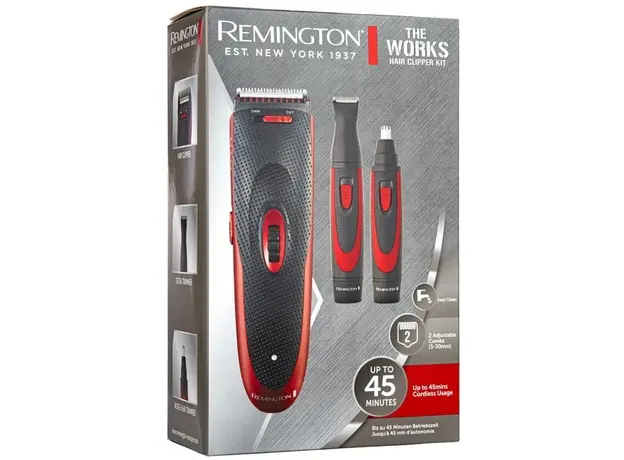 Набор триммер и машинка для стрижки REMINGTON The Works HC905 - изображение 7