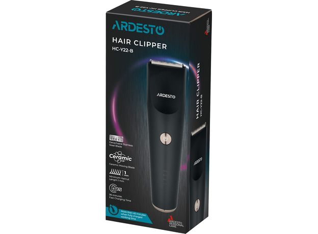 Машинка для стрижки волос Ardesto HC-Y22-B 5 Вт LED-индикация заряда - изображение 11