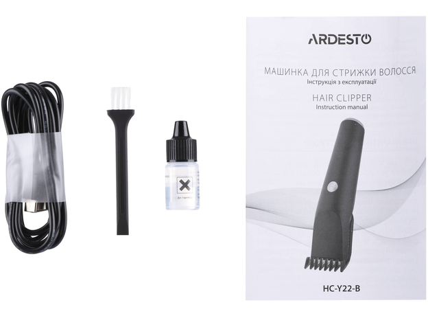 Машинка для стрижки волос Ardesto HC-Y22-B 5 Вт LED-индикация заряда - изображение 12