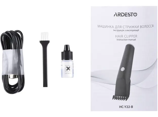 Машинка для стрижки волос Ardesto HC-Y22-B 5 Вт LED-индикация заряда - изображение 12