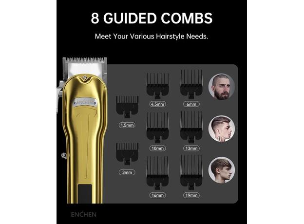 Машинка для стрижки волос Xiaomi Enchen Boost 3 Hair Clipper - изображение 8