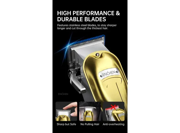 Машинка для стрижки волос Xiaomi Enchen Boost 3 Hair Clipper - изображение 12