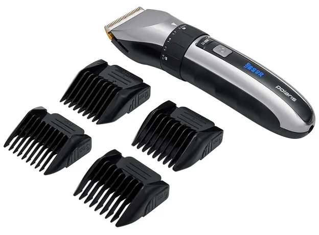 Машинка для стрижки волос POLARIS PHC 4111 Чорний/Хром - изображение 4