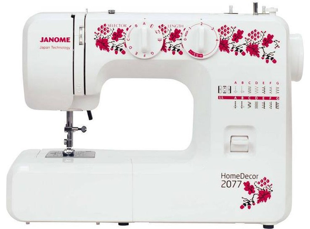 Швейна машина JANOME HomeDecor 2077  Швейна машина JANOME HomeDecor 2077