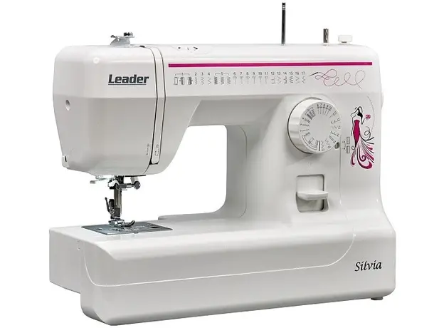 Швейная машина LEADER SILVIA белый/розовый - изображение 3