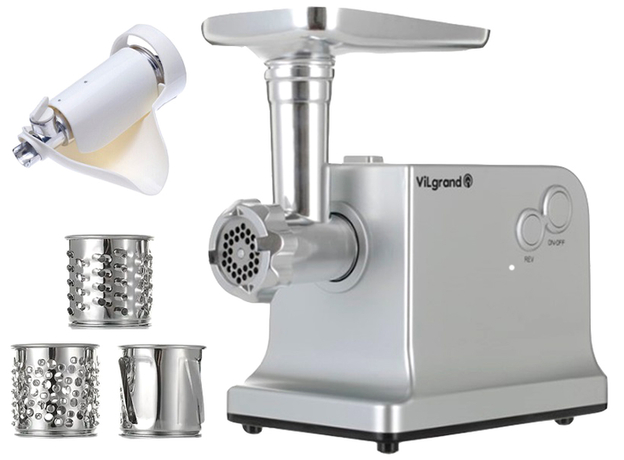 Мясорубка электрическая ViLgrand V221-PMG_silver - изображение 2