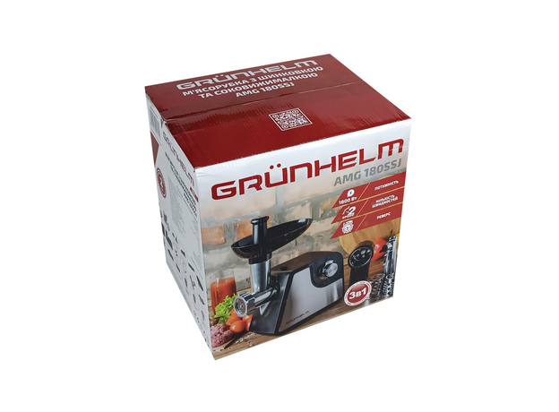 Мясорубка электрическая GRUNHELM AMG180SSJ - изображение 8