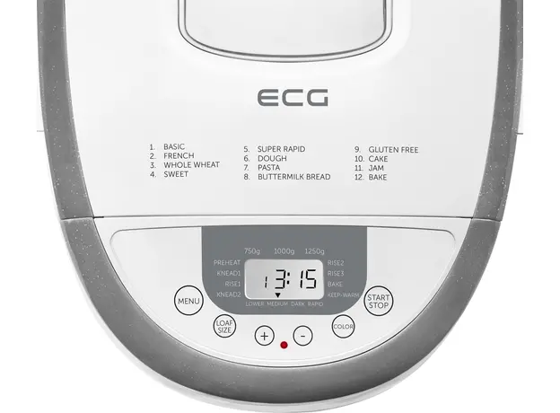 Хлебопечка ECG PCB82120 - изображение 4