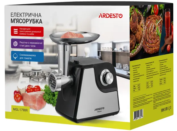 Мясорубка электрическая Ardesto MGL-1790R - изображение 7