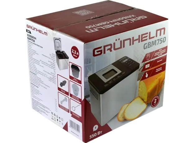 Хлебопечка GRUNHELM GBM750 - изображение 7