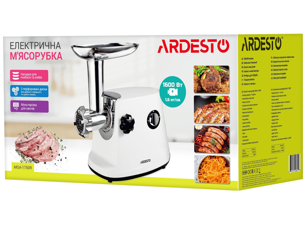 Мясорубка электрическая Ardesto MGA-1750R - изображение 26