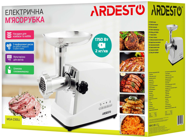Мясорубка электрическая Ardesto MGA-2300J - изображение 35