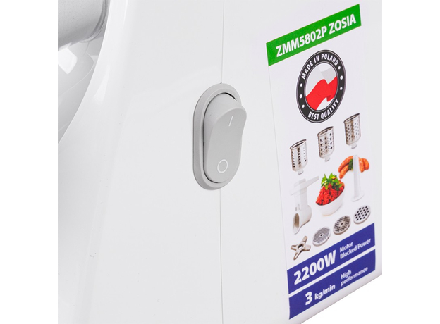 Мясорубка электрическая ZELMER ZMM5801P - изображение 12
