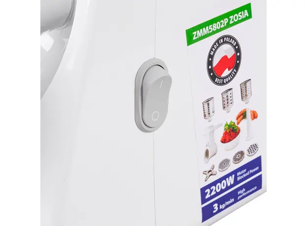 Мясорубка электрическая ZELMER ZMM5801P - изображение 12