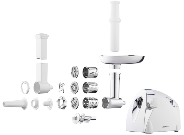Мясорубка электрическая Ardesto MGA-2000W бело-серебристая - изображение 25