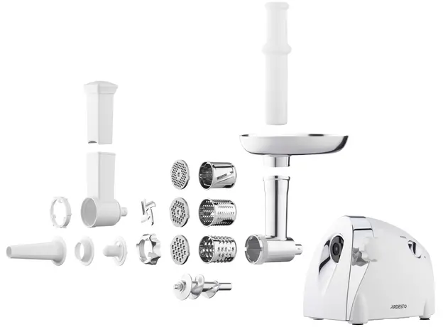 Мясорубка электрическая Ardesto MGA-2000W бело-серебристая - изображение 25