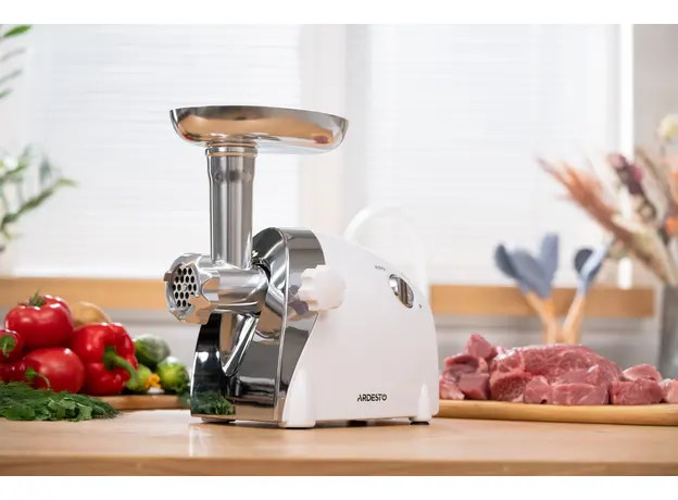 Мясорубка электрическая Ardesto MGA-2000W бело-серебристая - изображение 28