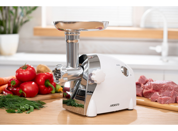 Мясорубка электрическая Ardesto MGA-2000W бело-серебристая - изображение 29