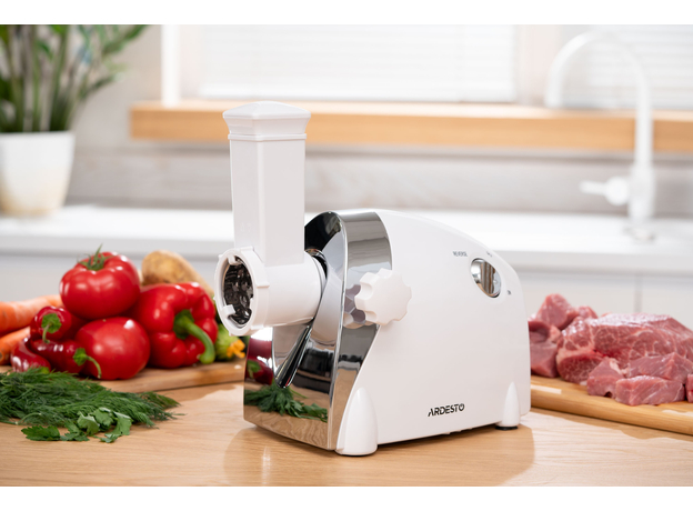 Мясорубка электрическая Ardesto MGA-2000W бело-серебристая - изображение 30