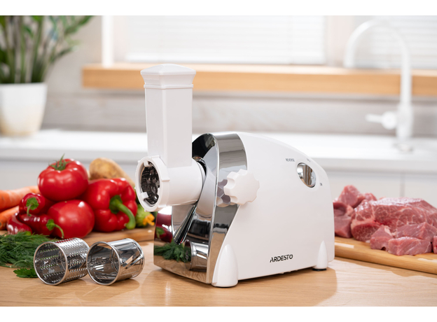 Мясорубка электрическая Ardesto MGA-2000W бело-серебристая - изображение 31