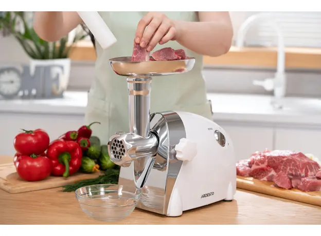 Мясорубка электрическая Ardesto MGA-2000W бело-серебристая - изображение 36