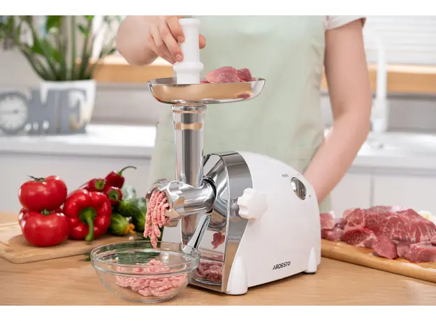 Мясорубка электрическая Ardesto MGA-2000W бело-серебристая - изображение 37