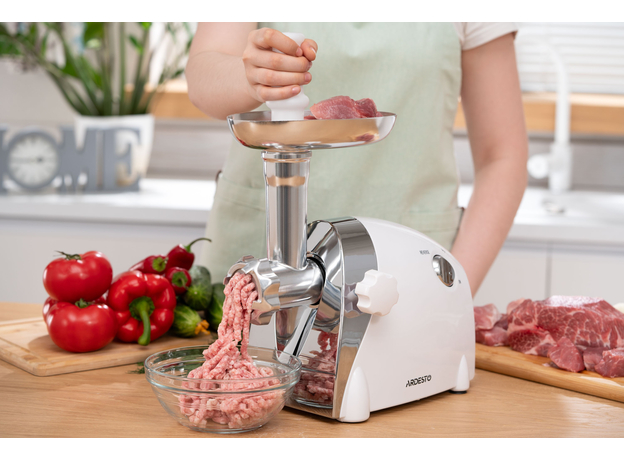 Мясорубка электрическая Ardesto MGA-2000W бело-серебристая - изображение 38