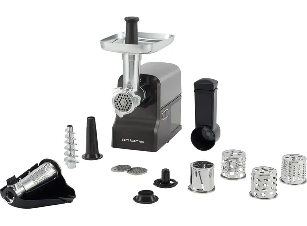 Мясорубка электрическая POLARIS PMG 2586 Нержавеющая сталь/серый - изображение 4