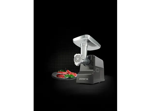 Мясорубка электрическая POLARIS PMG 2586 Нержавеющая сталь/серый - изображение 5