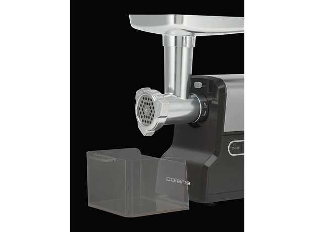 Мясорубка электрическая POLARIS PMG 2586 Нержавеющая сталь/серый - изображение 14