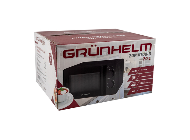 Микроволновая печь Grunhelm 20MX708-B (BP110343) - изображение 6