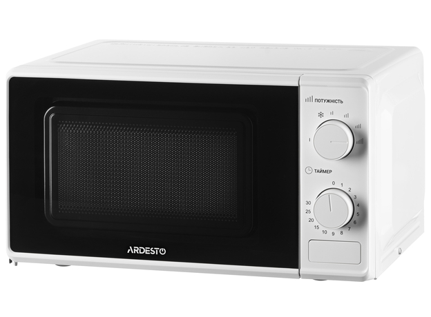Микроволновая печь Ardesto GO-S724W 20л 700Вт белый - изображение 2
