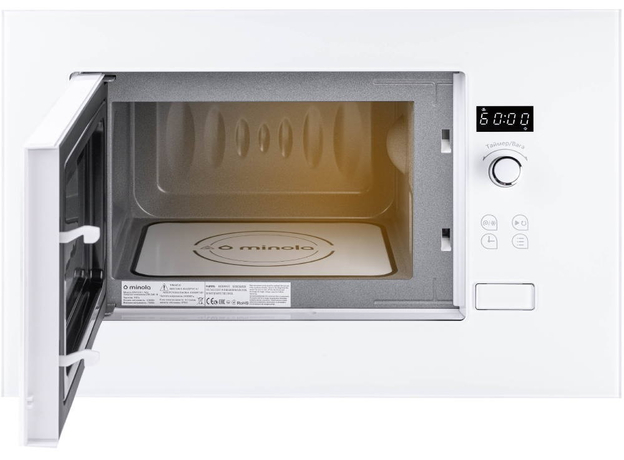 Встраиваемая микроволновая печь Minola BWO 2011 WH - изображение 3